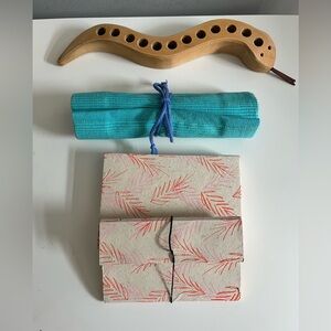 Snake Pencil Holder, Pencil Roll + Notebook Waldorf Montessori